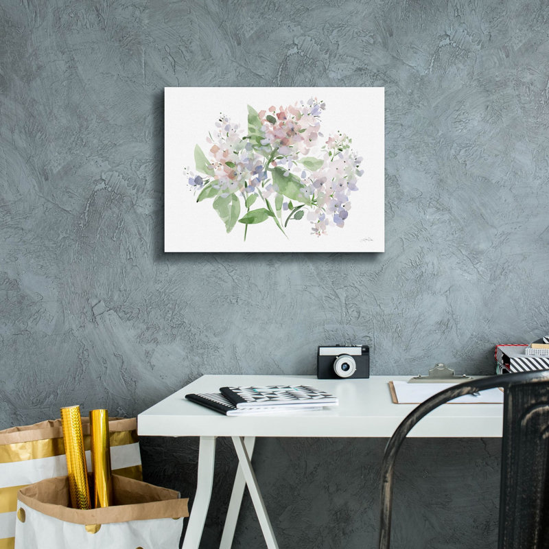 "Epic Graffiti" Pastel Petals "par Katrina Pete, art mural sur toile, H 12 po x l 16 po x P 0,75 po