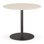 Blend dining table - varnished Microcement top - Off White - Dark Bronze base - round 70/70/76