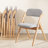 Upholstered Padded Stackable Folding Chair-336667202