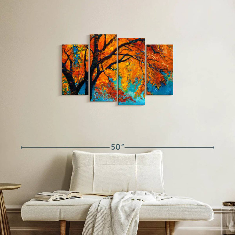 Harnek Vivid Autumn Tree, 22" H x 36" W