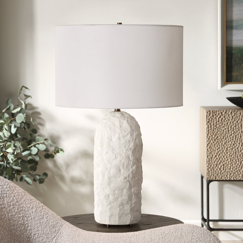 Lampe de table Coppertino blanche