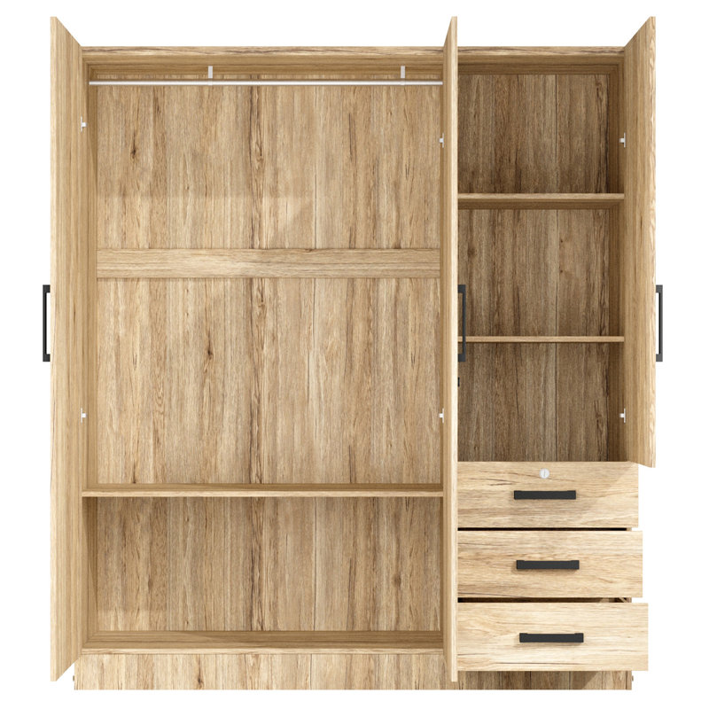 Armoire Kneeland, Chêne naturel