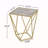 CREATIVE SIMPLE GLASS SIDE TABLE