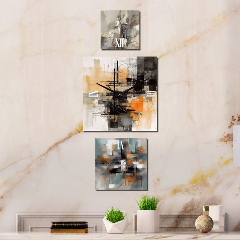 Jilliyn Metal Wall Clock