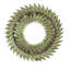 Couronne florale en métal, 23 po