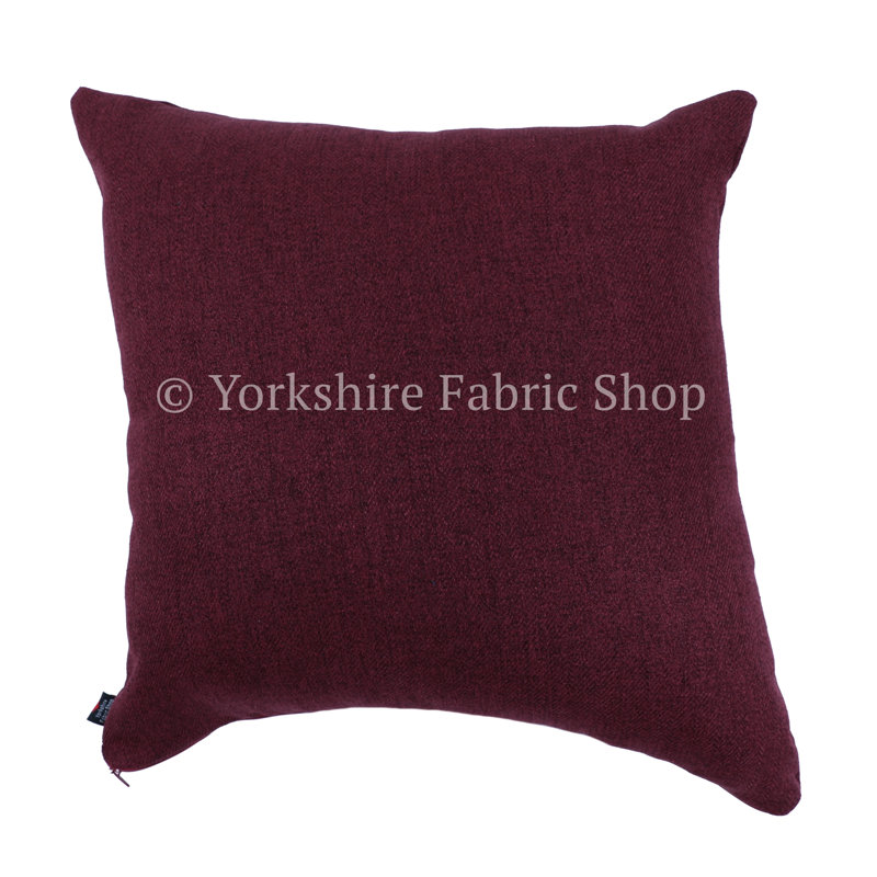 Irvine Square Cushion, Large, Wine