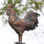 Statues de jardin d'extérieur en métal