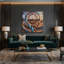 Art mural sur toile 72 "South American Cowboy Native American Inspired"-1931018656
