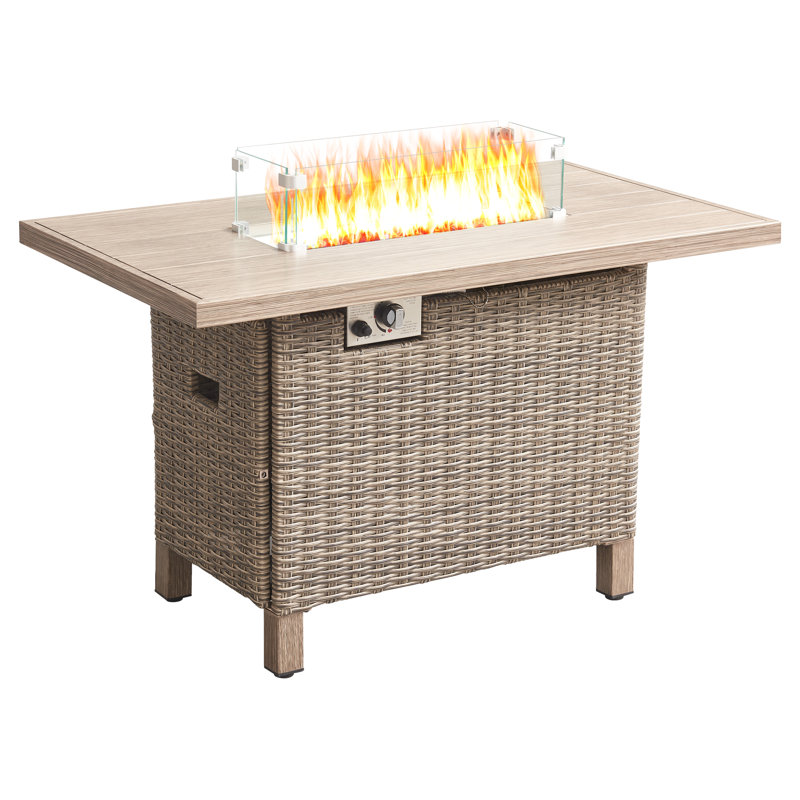 45" Propane Gas Fire Pit Table