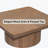 34.6" Square Coffee Table for Living Room-1932198331