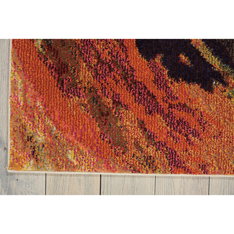 Zaccaria Abstract Indoor Rug, Rectangle 5'3" x 7'3"