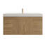 Ensemble de meuble-lavabo simple mural 47,2 "avec tiroirs et portes-70381383
