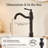 Single-Handle Single Hole Swivel Spout Bathroom Vessel Sink Faucet With Pop-Up Drain Assembly-115707340