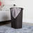  60L Slim Laundry Hamper, Clothes Basket, Lid, Wicker Style, Plastic-73408764