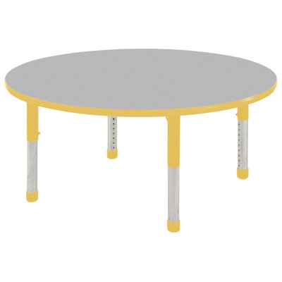 Round T-Mold Adjustable Height Activity Table