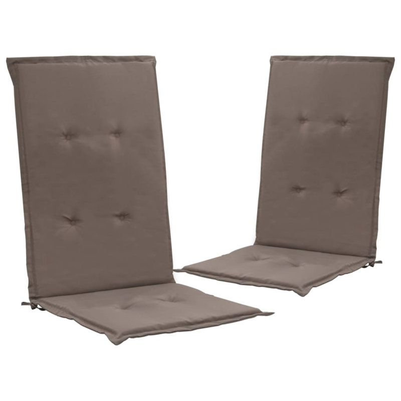 Outdoor Seat / Back Cushion, 1.2" H x 19.7" W x 47.2" D, Taupe