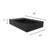 Juniper 30" Wall Mounted Bathroom Sink With Right Basin - Black-70942133