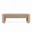 Banc long et élégant avec repose-pieds