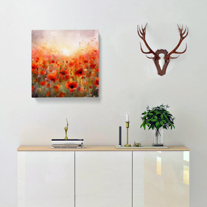 Modern Wall Art - Wrapped Canvas, 35cm H x 35cm W x 3cm D