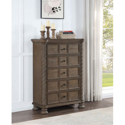Cosey 5-drawer Bedroom Chest Walnut