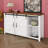 55.1-Inch Sideboard With Sliding Barn Doors And 4 Drawers, Cabinet Buffet Table With Built-In Power Outlet, Scratch-Resistant-1761551424