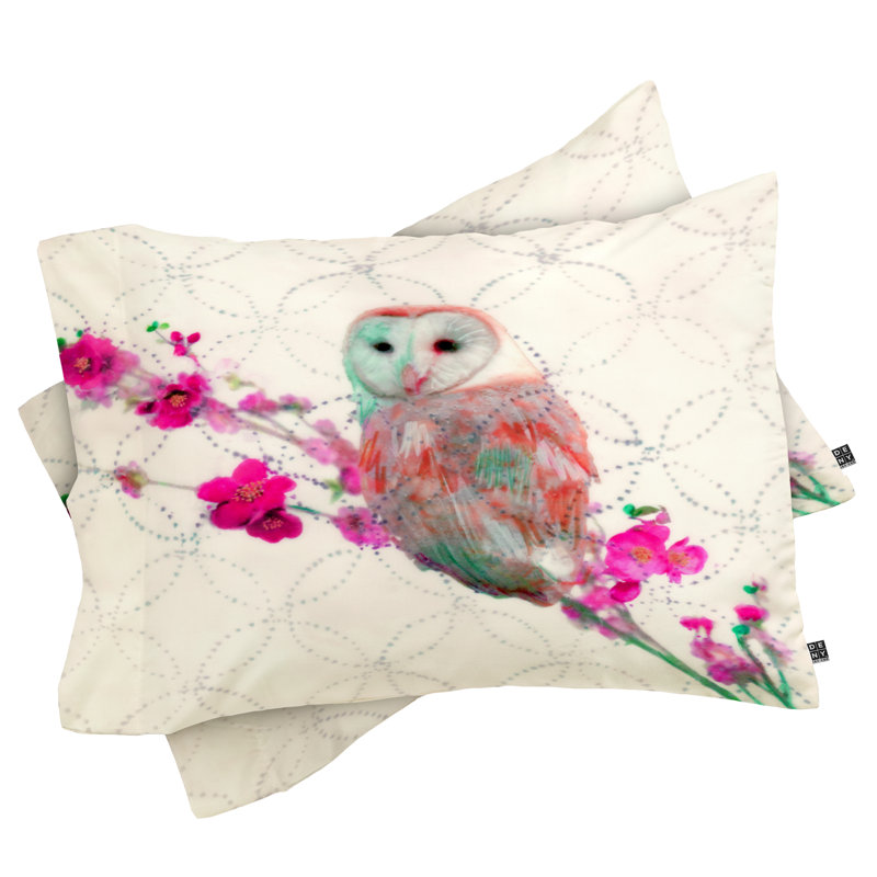 Taie d’oreiller quinceowl Hadley Hutton, Standard