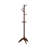 Dark Brown Finish Solid Wood Coat Rack With 11 Hooks, Perfect For Organized Entryways And Hallways-1329935386