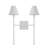 Keirn Metal Wallchiere in White-2061902194