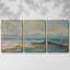Lincoln Beach - 3 pièces, reproduction sur toile-401986371-401986368