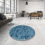 Tapis de zone turquoise contemporain-10620603