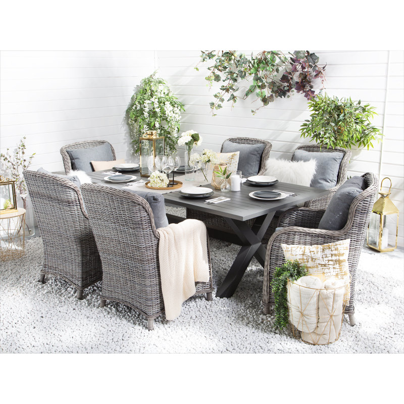 Dibella 6 Seater Dining Set with Cushions