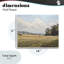 «Summer Landscape Cloudy Meadow», plaque murale par Franklyn Gregory