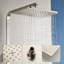 Système de douche mural complet à 3 fonctions avec douche à main et robinet de baignoire-123176149