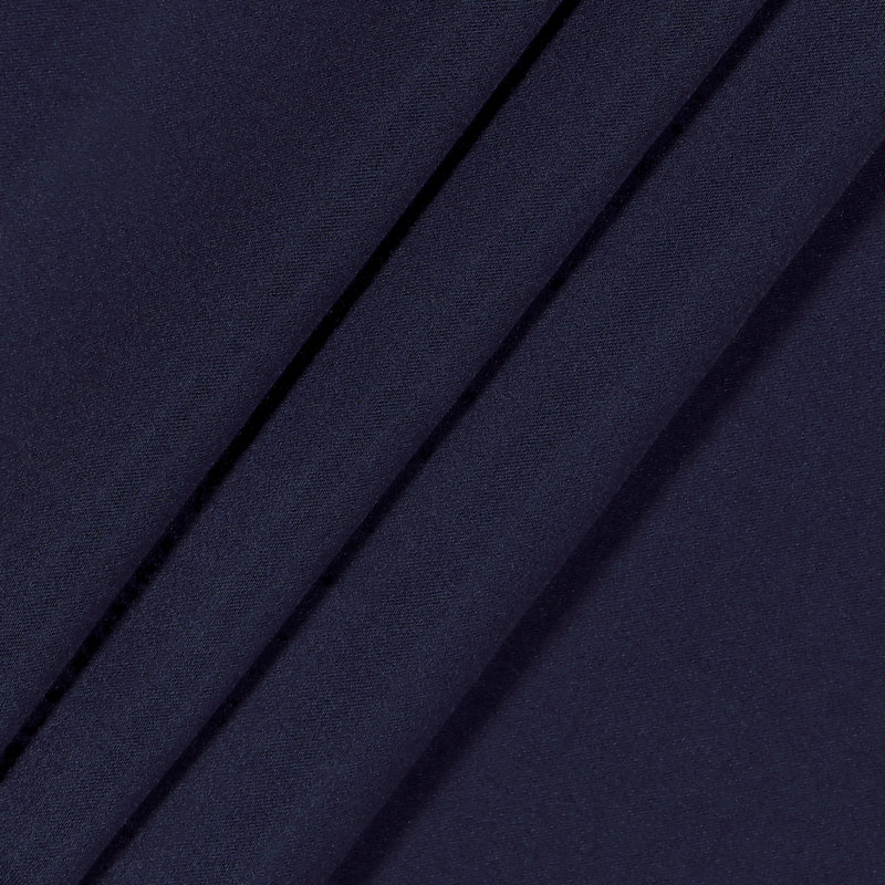 Midnight Polyester Room-Darkening Rod Pocket Curtain Panel