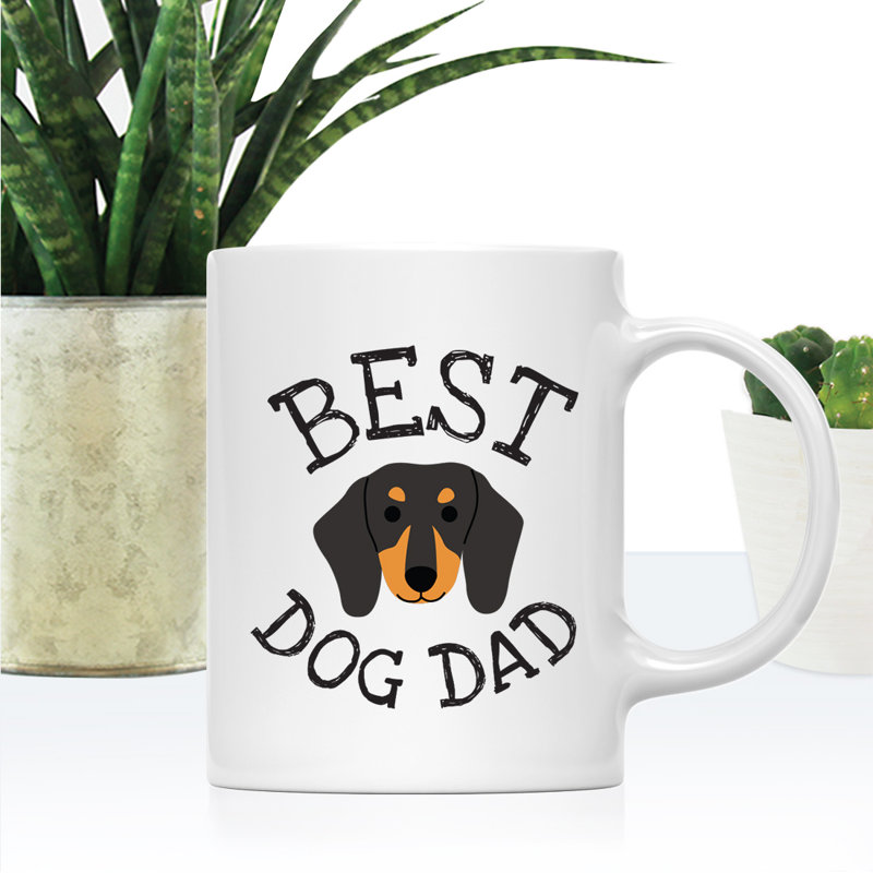 Tasse à café Best Dog Dad, Teckel
