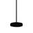 Mney Floor Lamp, Adjustable Arm, White Drum Shade, 60 Inch Black Metal
