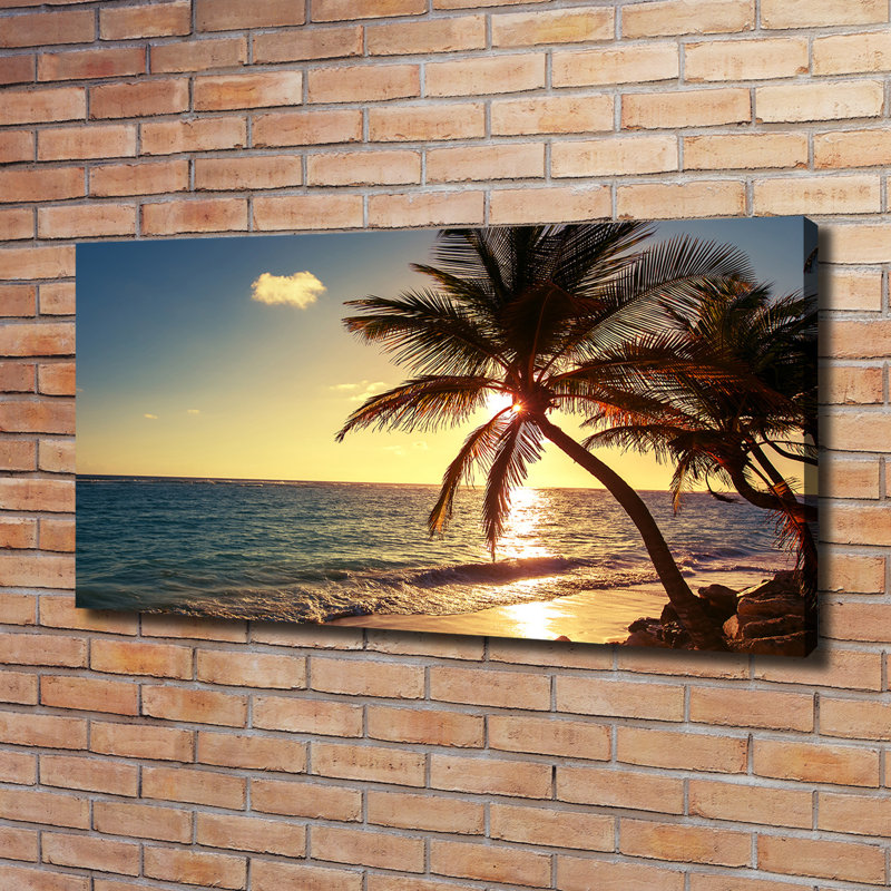 Tropical Beach - Wrapped Canvas Print