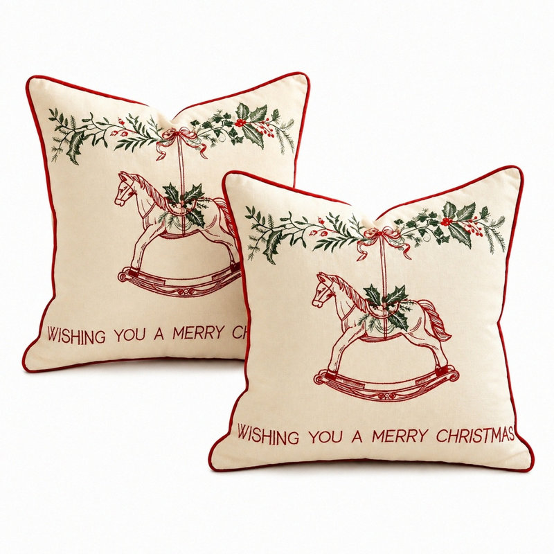 Housses de coussin à broder 18 x 18 pouces