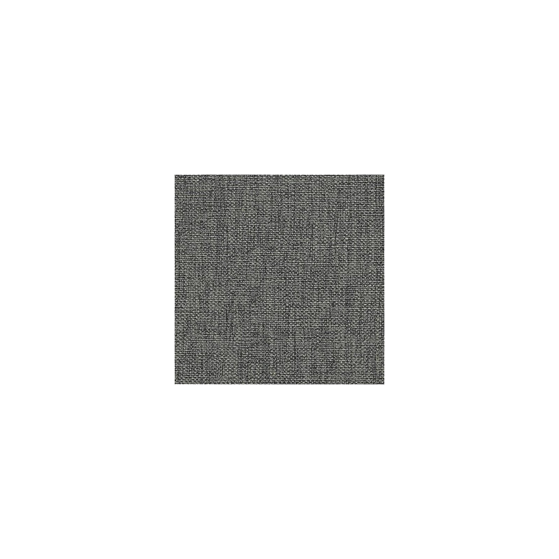 Athens 45'' Wide Square Cocktail Ottoman, Charcoal Linen, Oyster White