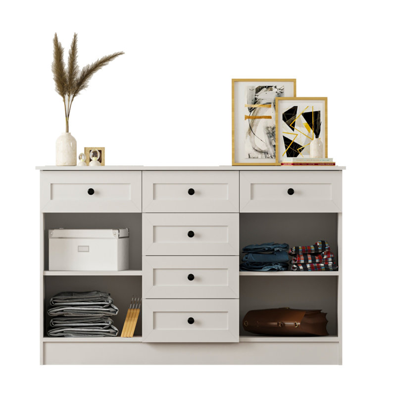 Pittston 130Cm Wide 6 Drawer