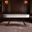 Oval Stone Writing Desk