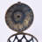 Vintage Distressed Metal Tall Candlestick Lampshade Set-662831525-668595522