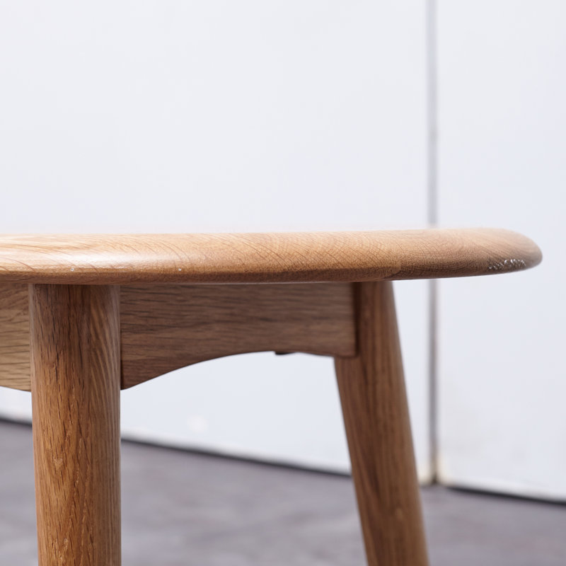 Banc de salle à manger et de chêne en bois - demi-rond, salon spacieux, confortable