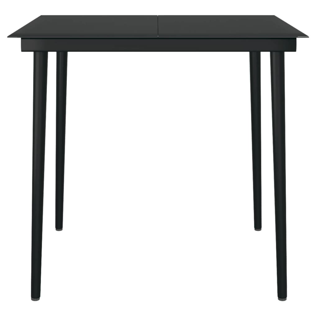 Layd Square Metal Outdoor Dining Table , 80cm cm W 80cm cm D