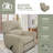 Red Barrel Studio® Rocker Recliner Chair in Beige Polyester