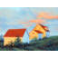 Red Sky Sunrise Print by Diana Johnson