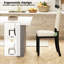 Upholstered Side Chair in Beige