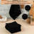 Kitchen Cleaning Dish Wash Cloths Waffle Terry Design Kitchen DishCloths|Washable 12x12 Cotton Dish Rags for Drying Dishes|Counter Top Barista Dust Wipes|Spring Easter Basket Decor| 24 Pc Set-Black-1387480079-1387480077