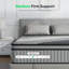  Matelas grand format 10 po / 12 po / 14 po dans une boîte, matelas hybride en mousse à mémoire de forme, avec ressorts ensachés individuels pour l'isolation des mouvements et un sommeil silencieux, soulagement de la pression-1690222995-1690222993