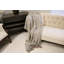 Home&Manor Handcrafted Wool & Cotton Throw Blanket Light Grey-123306154